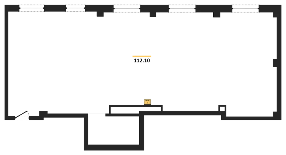 Планировка: Помещение 112,1 м²